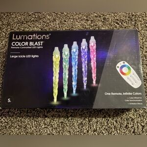 ColorBlast LED Icicle Lights with Remote